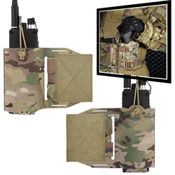 Bolsas tácticas expandibles airsoft para porta radio y cargadores