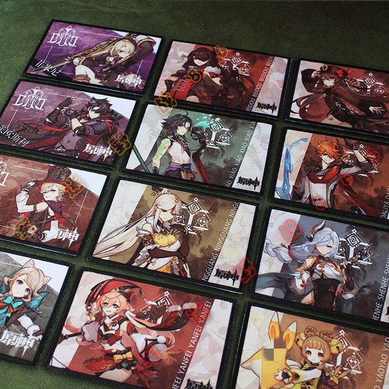 Parche bordado Genshin Impact - insignias de personajes anime