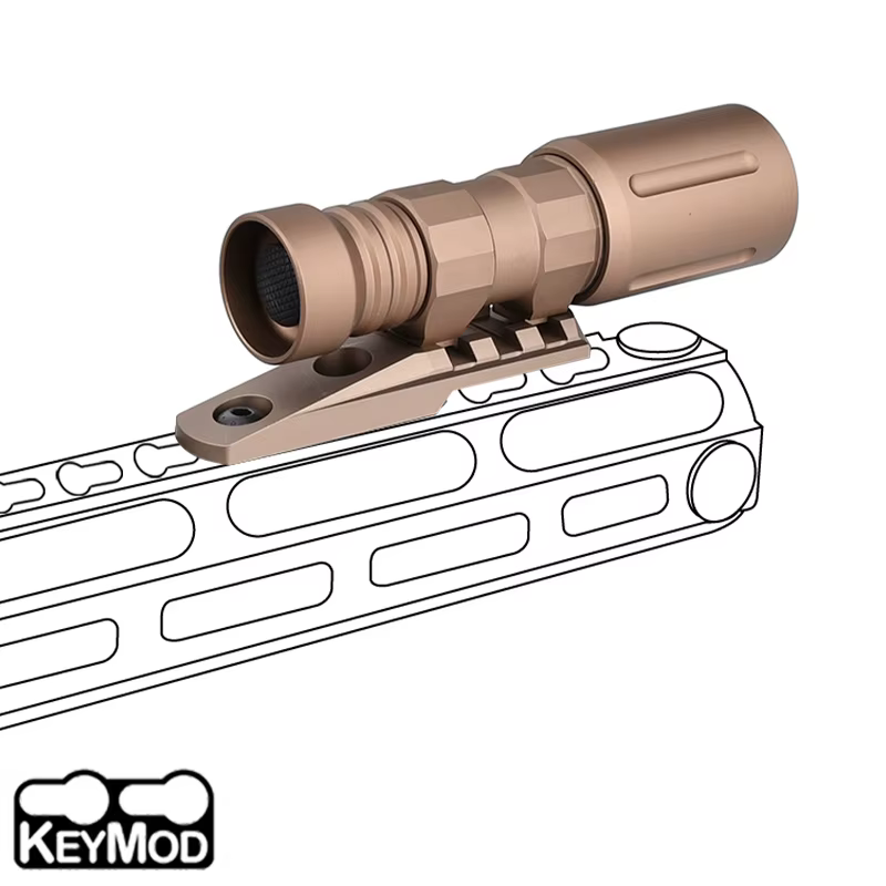 WADSN Soporte de Linterna Aluminio Ranuras Keymod para SF M300 M600