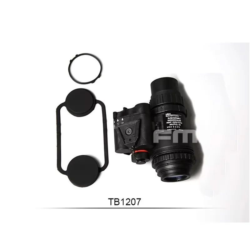 Cubierta protectora de lente antipolvo goma negra para NVG PVS-18 - imagen 4