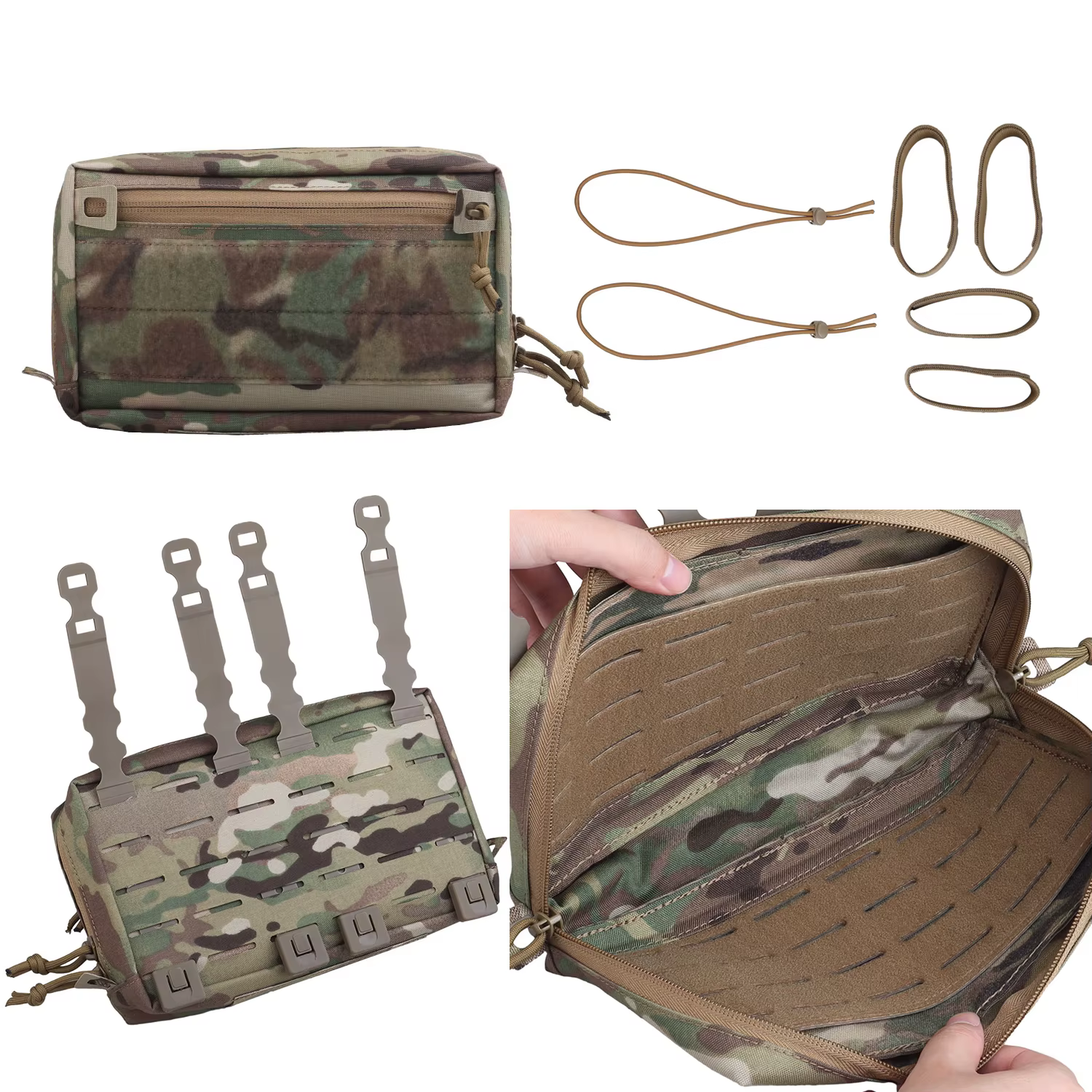 POSEIDON DEFENSE ATTACKER Bolsa IFAK horizontal Molle correas internas - imagen 3