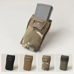 Porta-cargador MOLLE liberación rápida para rifle, táctica y caza