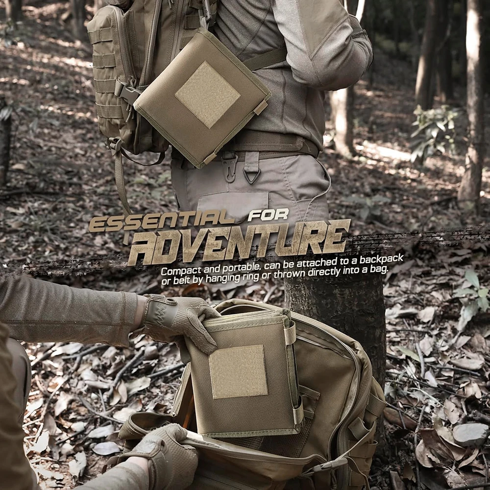 Bolsa táctica EDC plegable para mapas y herramientas utilitarias - imagen 2