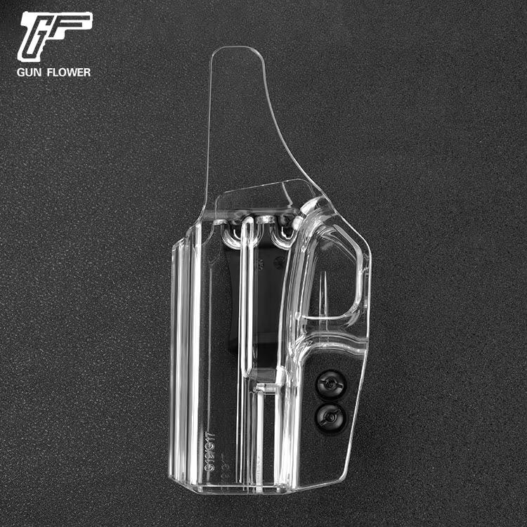Funda Glock 17/19 IWB polímero transparente para transporte oculto - imagen 2
