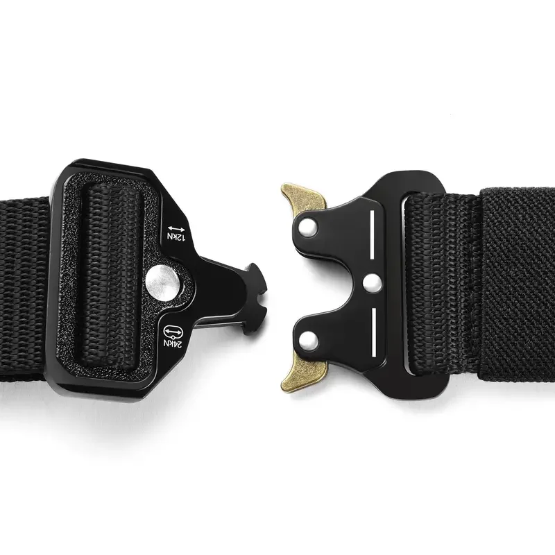 Cinturón táctico nailon unisex hebilla polímero resistente