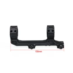 Soporte visor doble anilla PPT aluminio negro compatible Picatinny