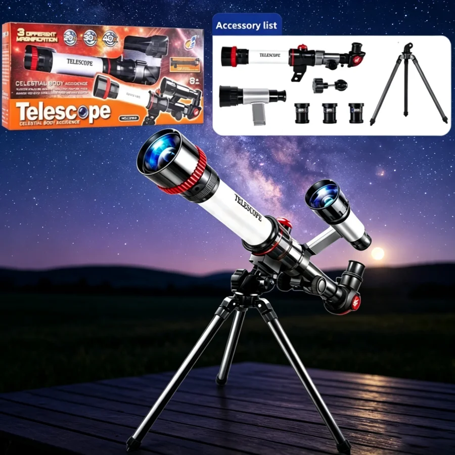 Telescopio Astronómico Portátil Alta Magnificación HD – Monocular para Principiantes