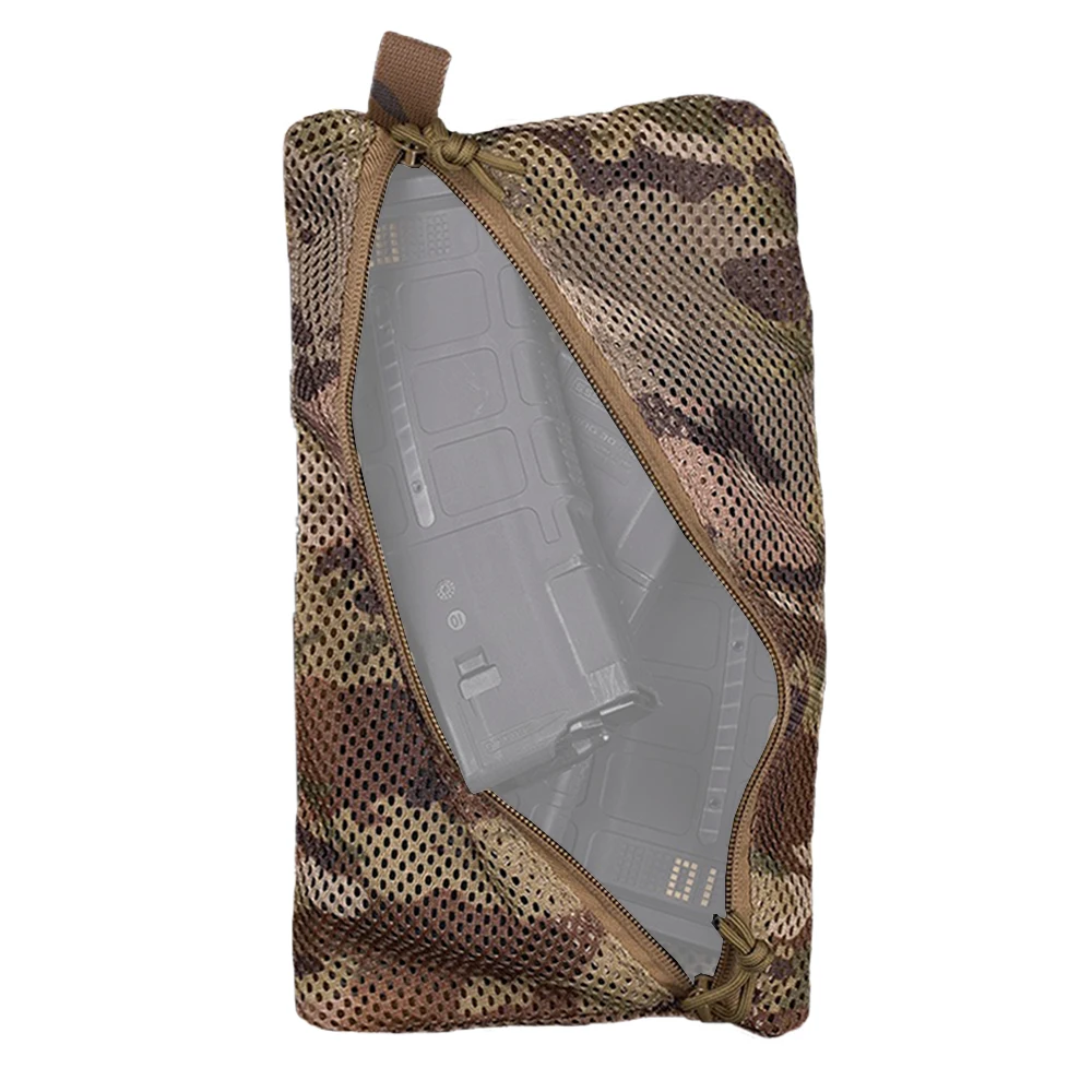Bolsa de malla táctica MAG camuflaje compacta secado rápido