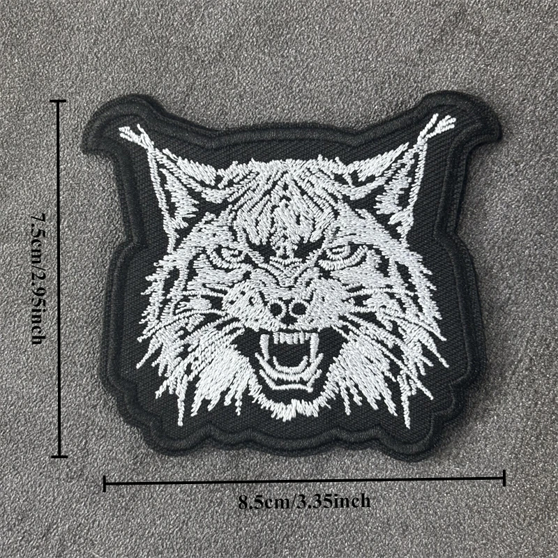 Parche bordado oso militar con gancho – Insignia moral táctica mochila