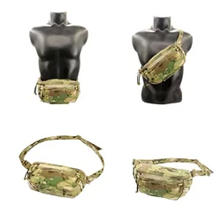 Bolsa táctica multiusos para pecho o cintura, outdoor y caza