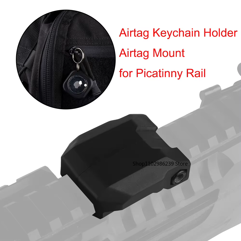 Soporte Air Tag para riel Picatinny – Accesorio caza y táctico