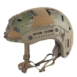 Casco táctico ligero METK FLUX de ABS con forro acolchado desmontable