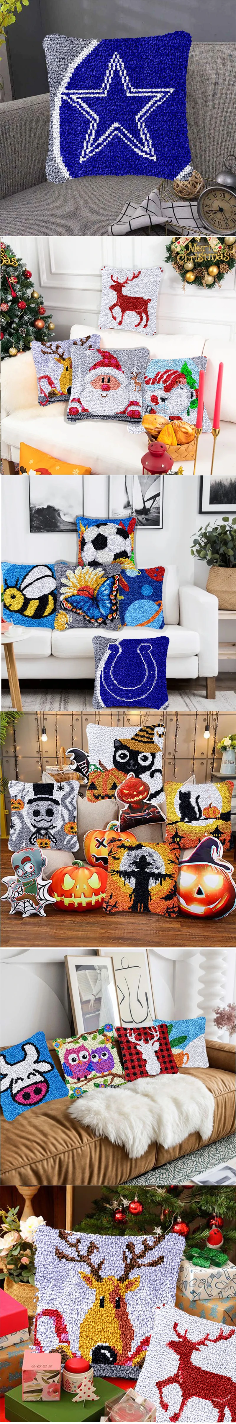 Esqueleto y detalles bordados para decorar el hogar