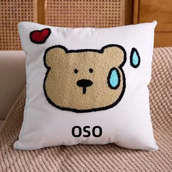 Cojín decorativo bordado estilo Instagram para sofá o cama