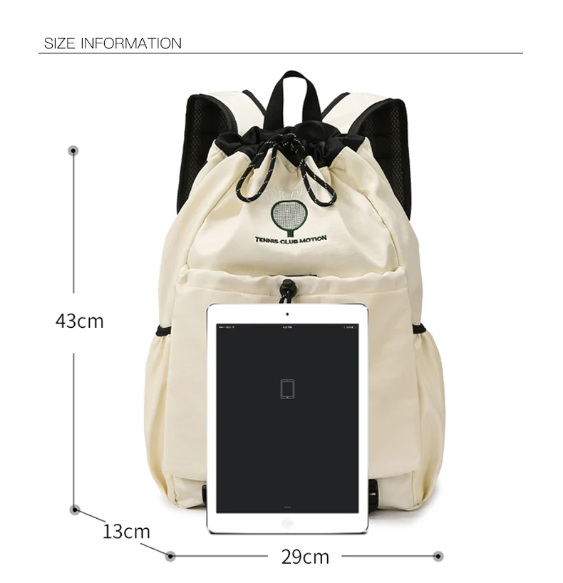Vista frontal de la mochila Furukroa para raquetas