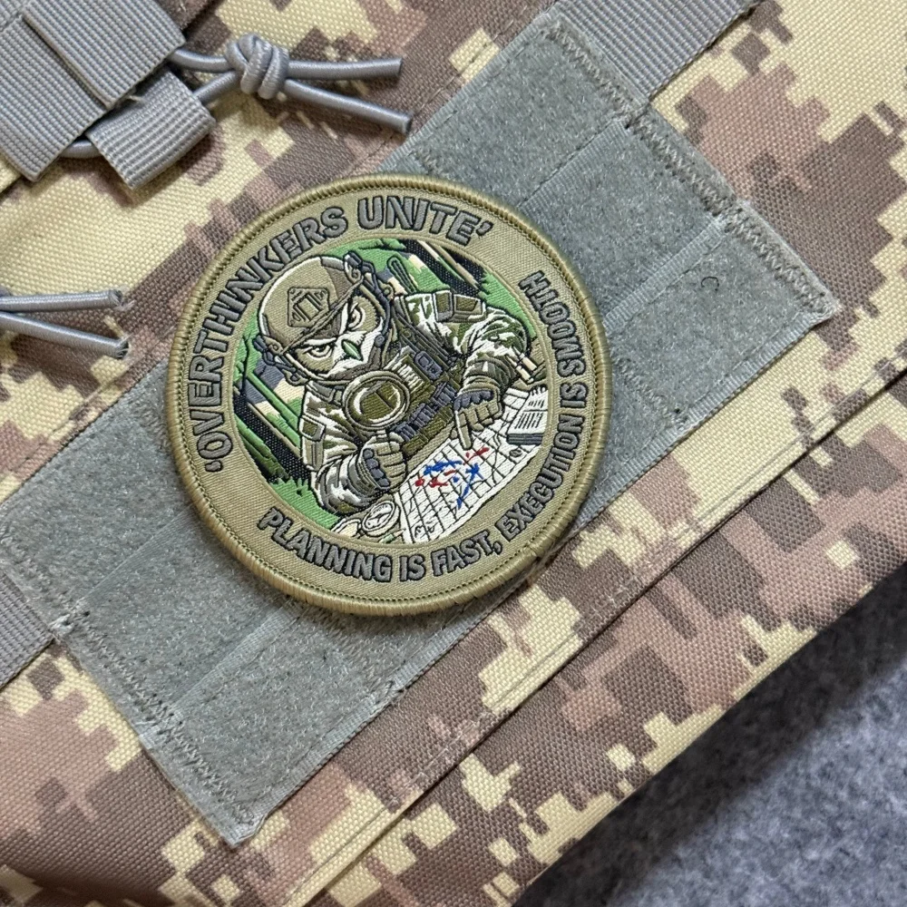 Parche Táctico Militar Búho con Velcro para Chaleco y Mochila
