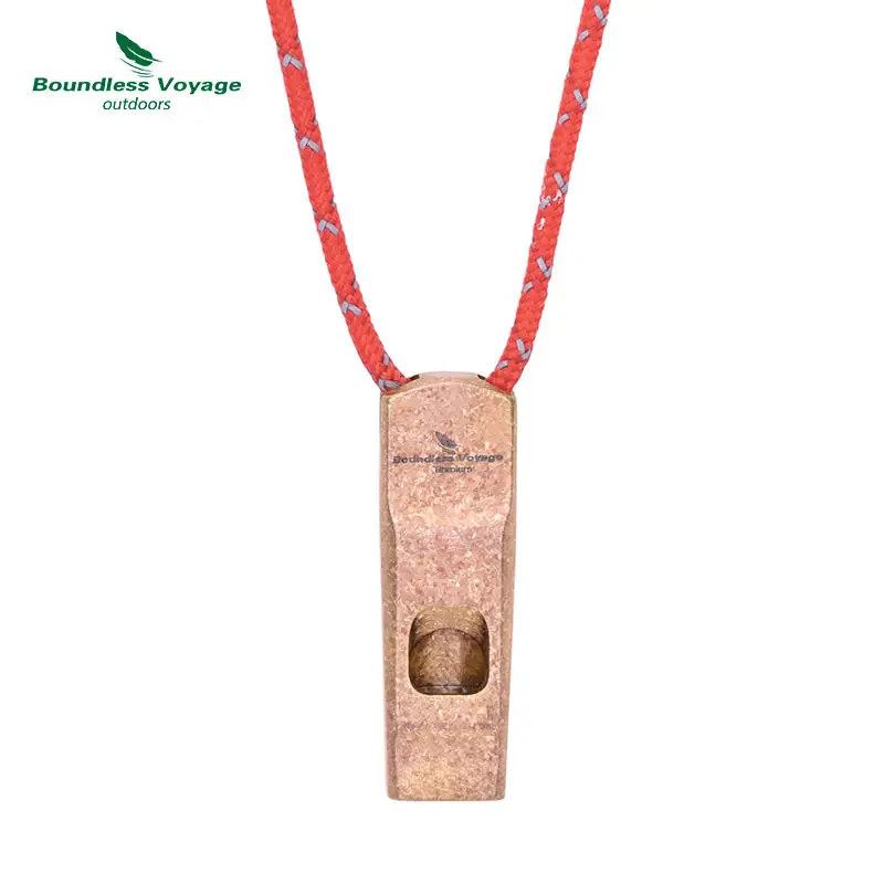 Silbato de supervivencia de titanio ultraligero para emergencias - imagen 2