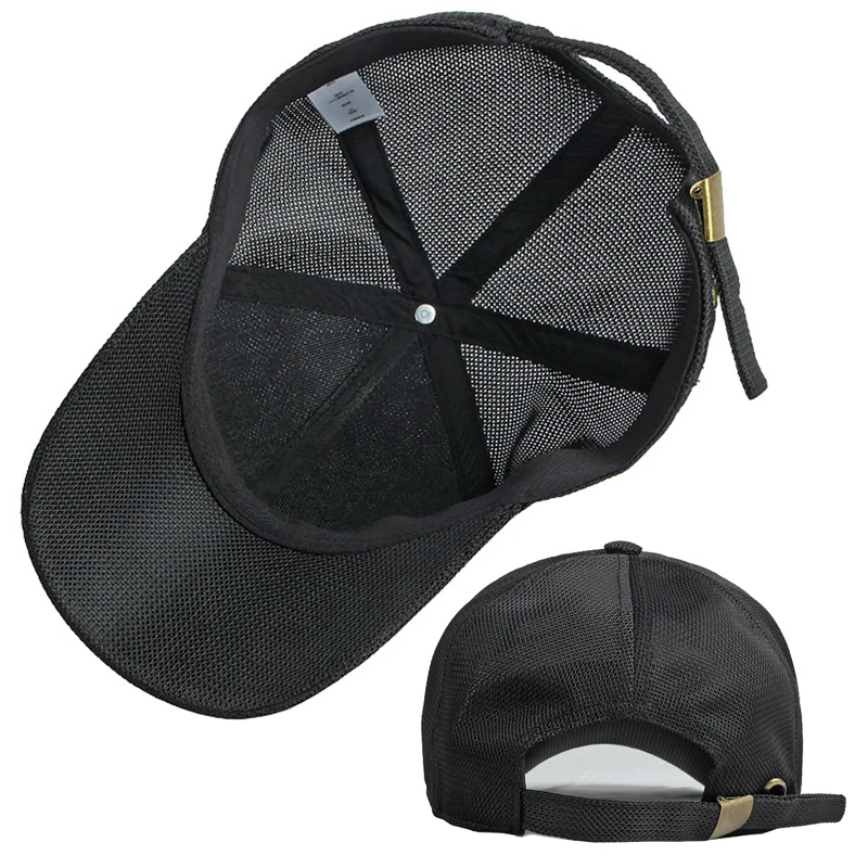 Gorra camionero transpirable de malla ajustable para exteriores - imagen 4