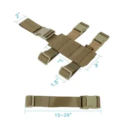 Funda táctica Molle pierna – Acceso rápido universal para pistola
