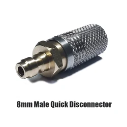 Adaptador HPA de carga rápida para manguera con conector macho