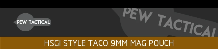 Bolsa táctica estilo HSGI para cargador de 9mm