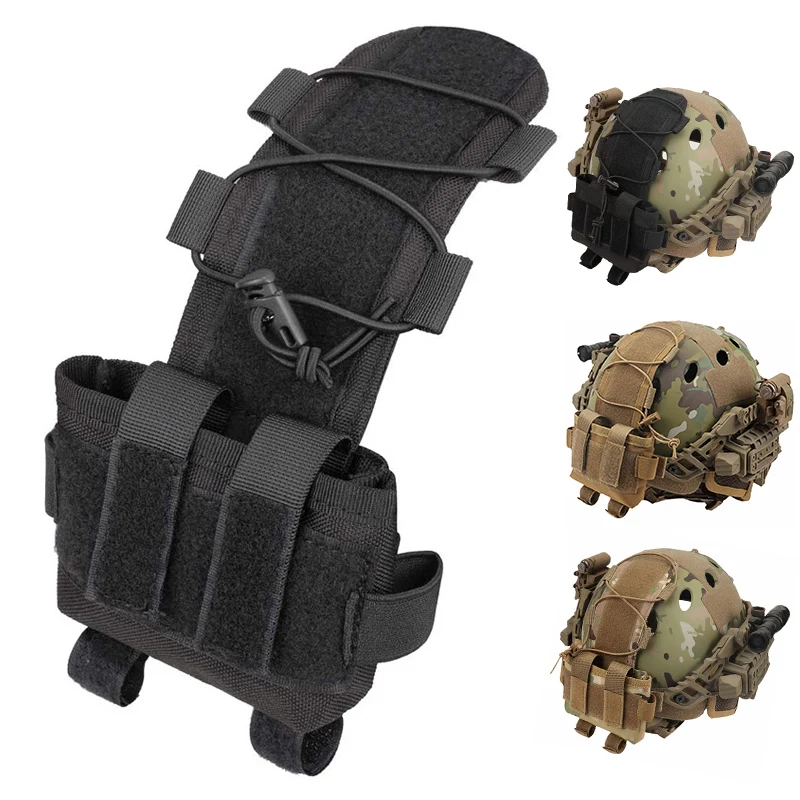 Bolsa táctica casco MK2 con gancho y bucle para accesorios