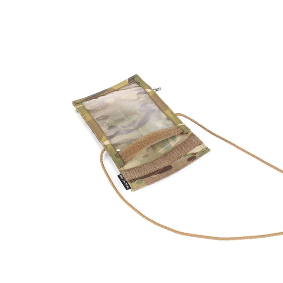 Portadocumentos táctico de identificación para pecho exterior con cuerda - imagen 2