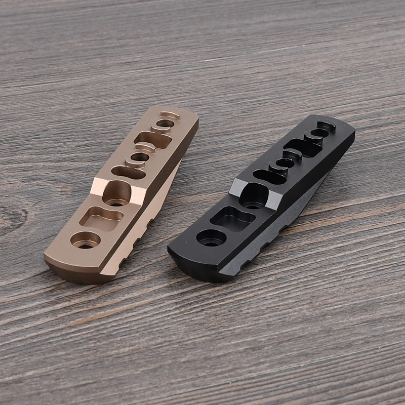 Soporte MLOK aluminio CNC para linterna táctica airsoft y caza - imagen 3