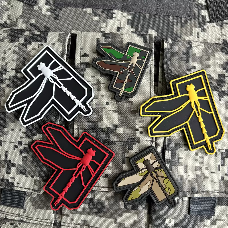 Haley Strategic parche táctico 3D PVC libélula morale patch gancho - imagen 5
