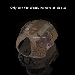 Wendy Funda de casco camuflaje ripstop para airsoft y caza
