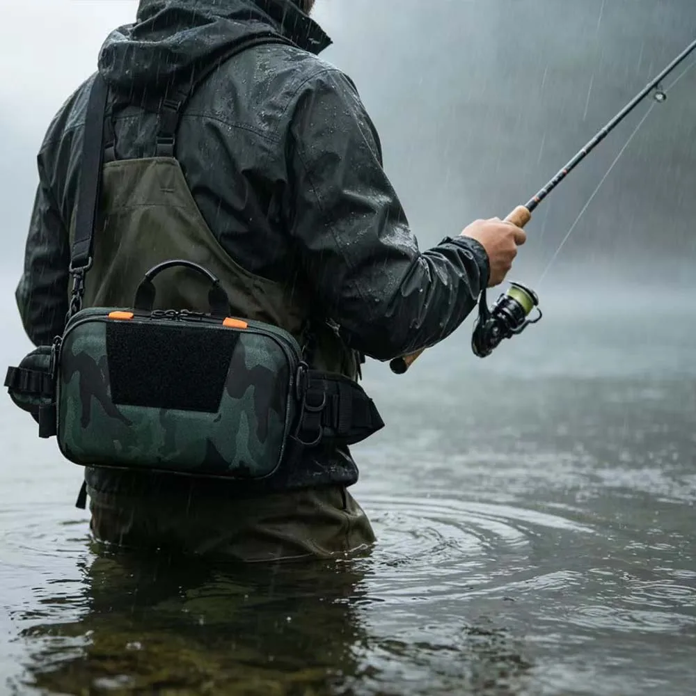 Bolsa táctica para pesca riñonera multifunción de gran capacidad - imagen 5
