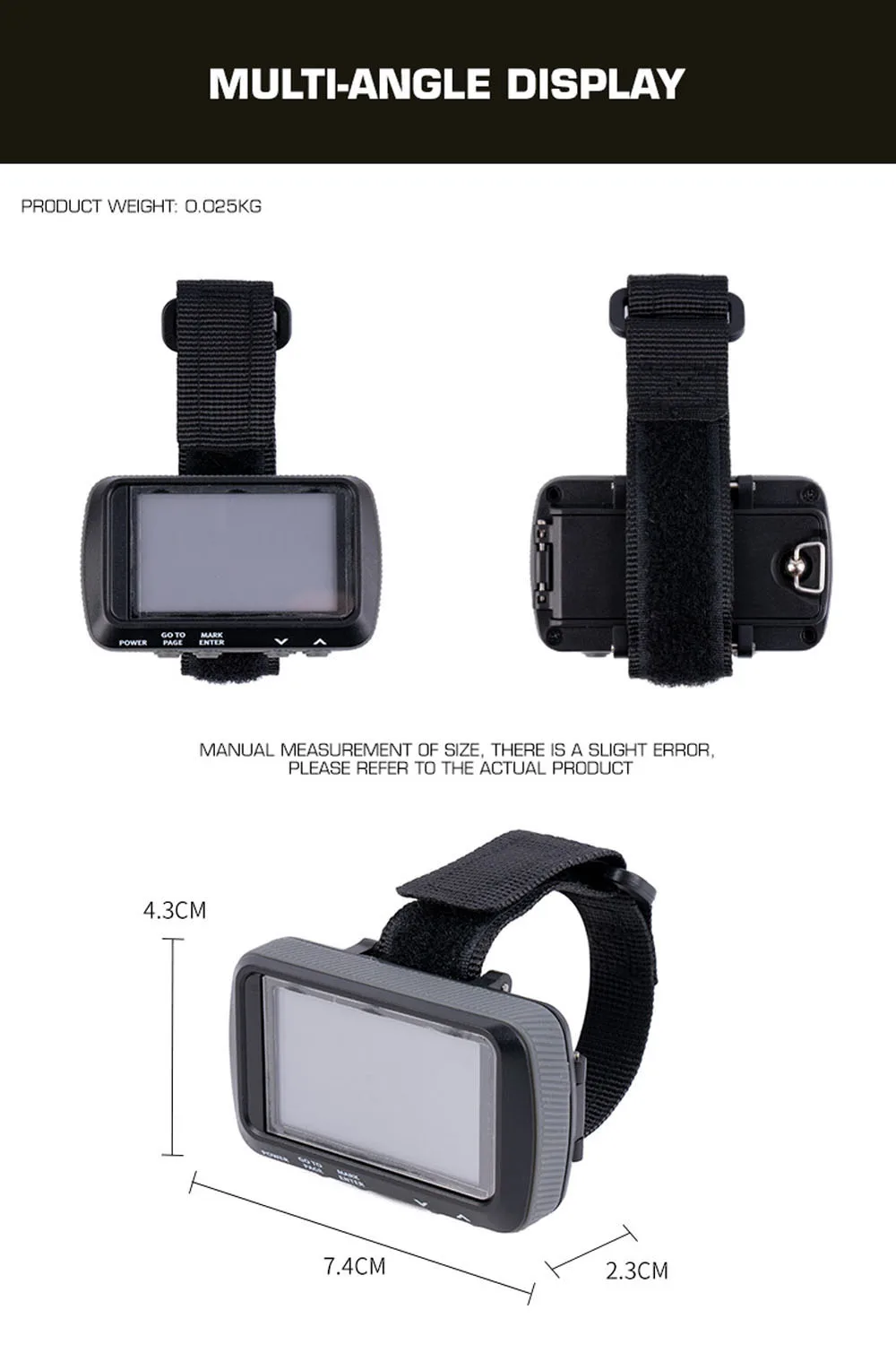 Detalle del accesorio GPS601 y su diseño