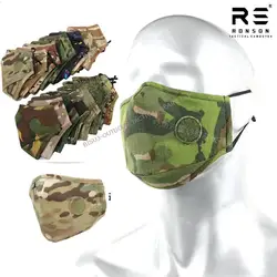 Máscara táctica antipolvo transpirable camuflaje ajustable exterior