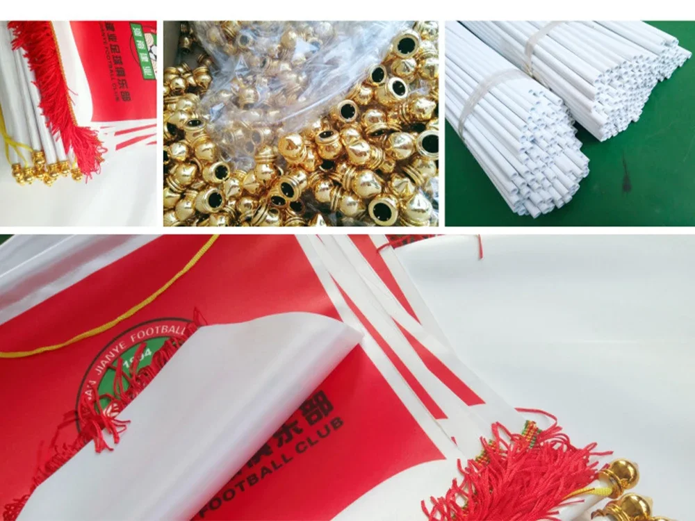 Bandera personalizada de equipo, banderín colgante y logotipo - imagen 4