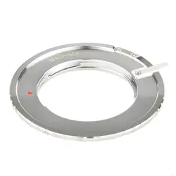 Adaptador montura lente manual metálico para cámara