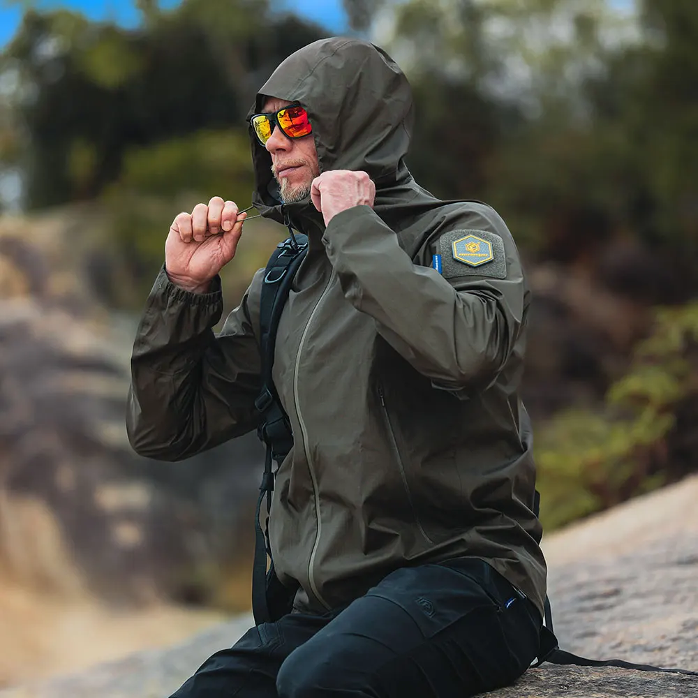 Chaqueta Ligera Emersongear Blue Label Agouti – Cortavientos Ergonómica Táctica - imagen 3