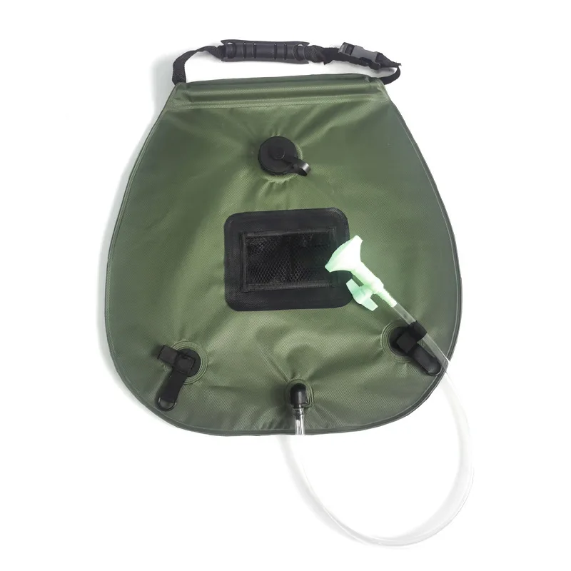 Bolsa ducha solar portátil 20L para camping con manguera extraíble - imagen 2