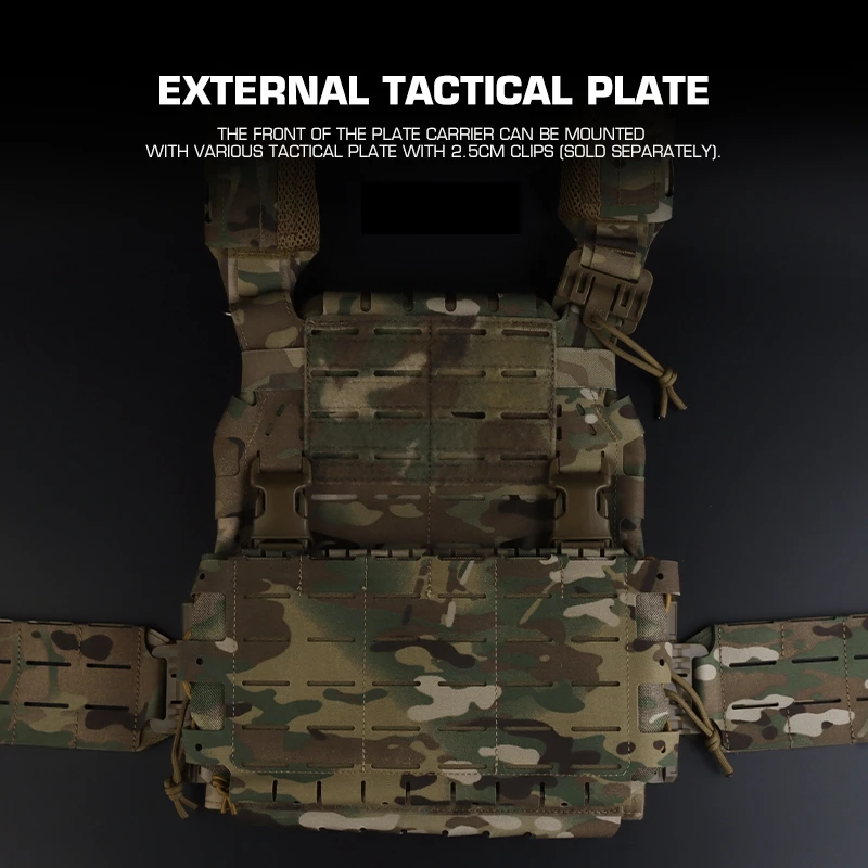Chaleco táctico ARC Plate Carrier V2 con sistema MOLLE - imagen 2