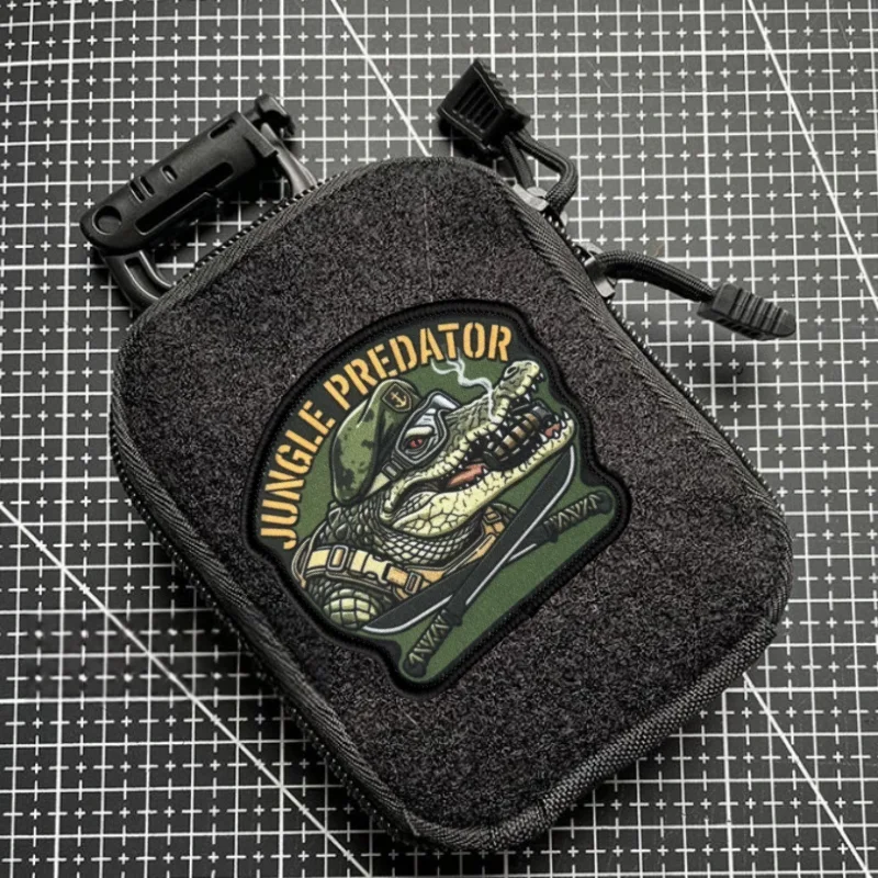 Parche táctico moral Depredador Selva adhesivo para mochilas - imagen 4