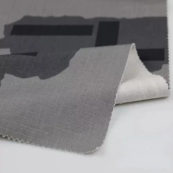 Tela camuflaje T-BLOCK gris algodón nailon táctico