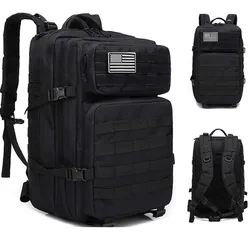 Mochila de asalto táctica 45L MOLLE 3 días senderismo al aire libre