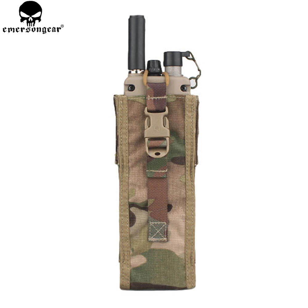 EMERSONGEAR Bolsa Táctica Radio PRC 148/152 MOLLE MultiCam Negro - imagen 5