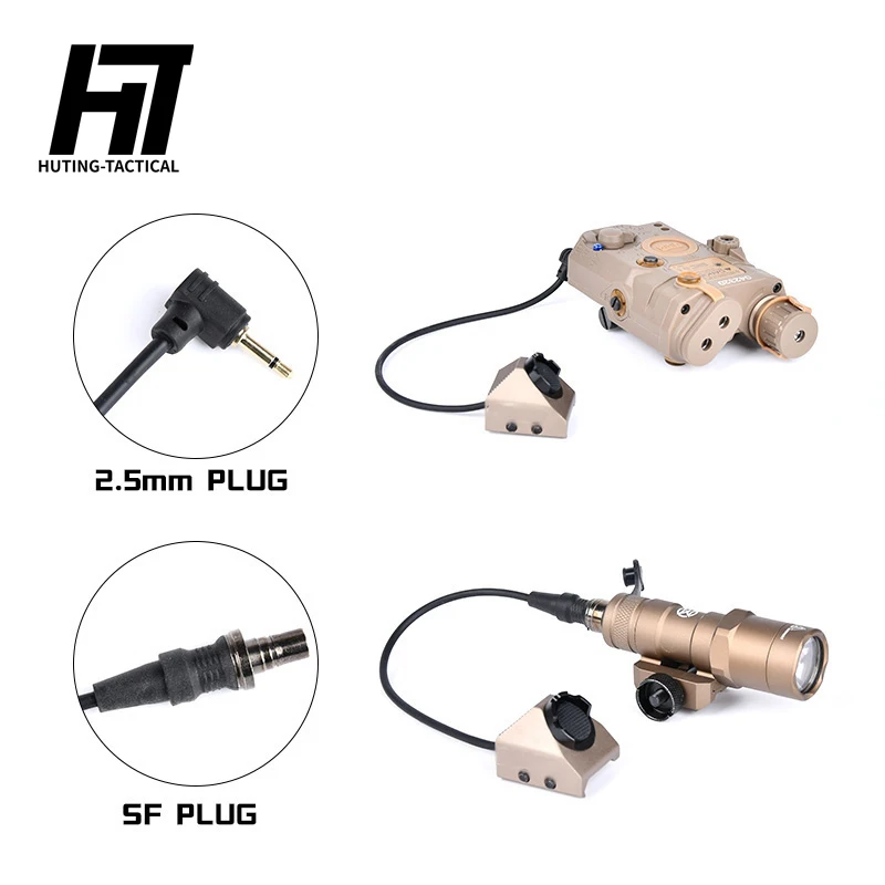 SureFire Interruptor remoto táctico botón de presión linterna M600