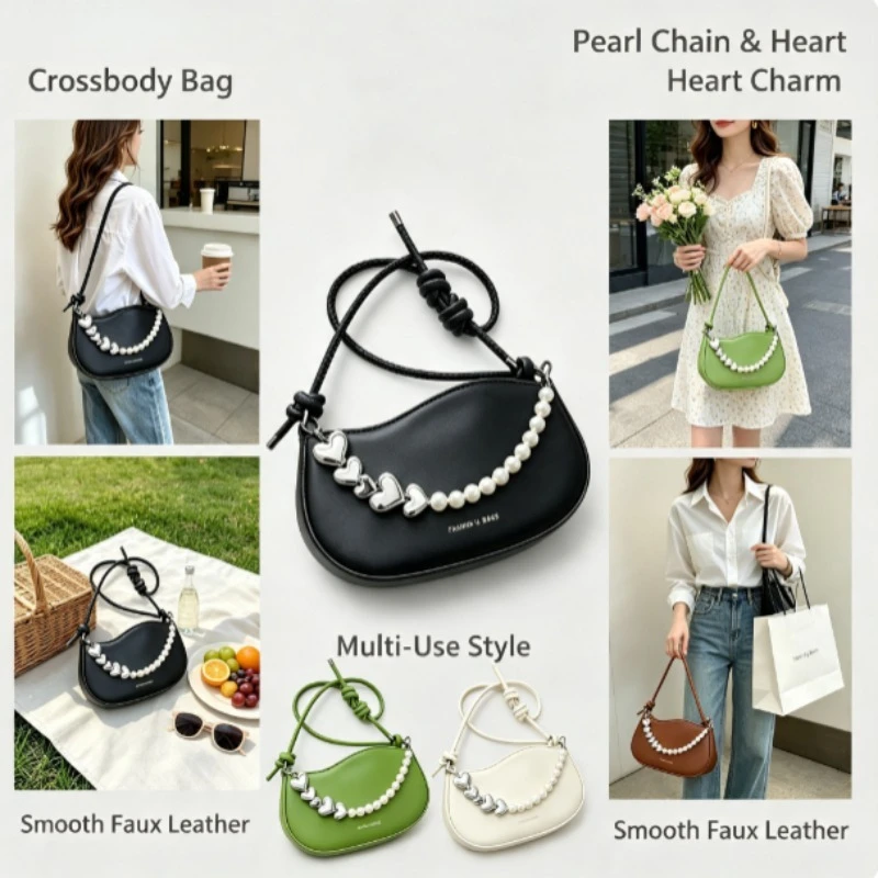 Bolso de mano cuadrado para mujer, elegante y versátil - imagen 5