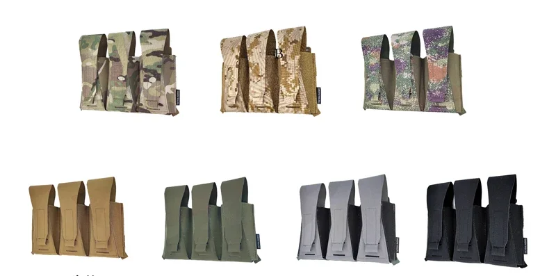 Aspecto del pouch para cargadores M4 triple