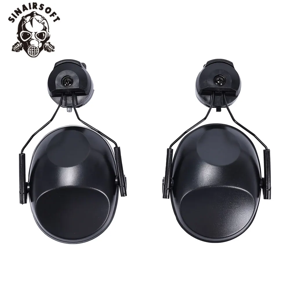 Casco táctico orejeras - vista frontal