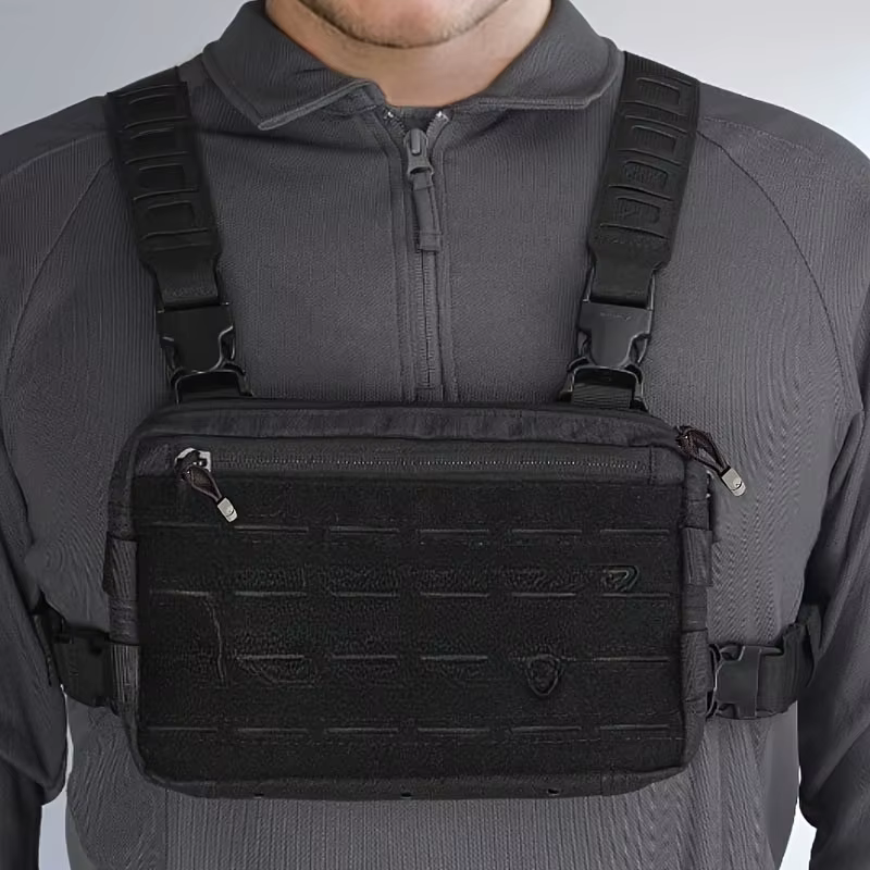Bolsa táctica MOLLE nailon para caza y senderismo