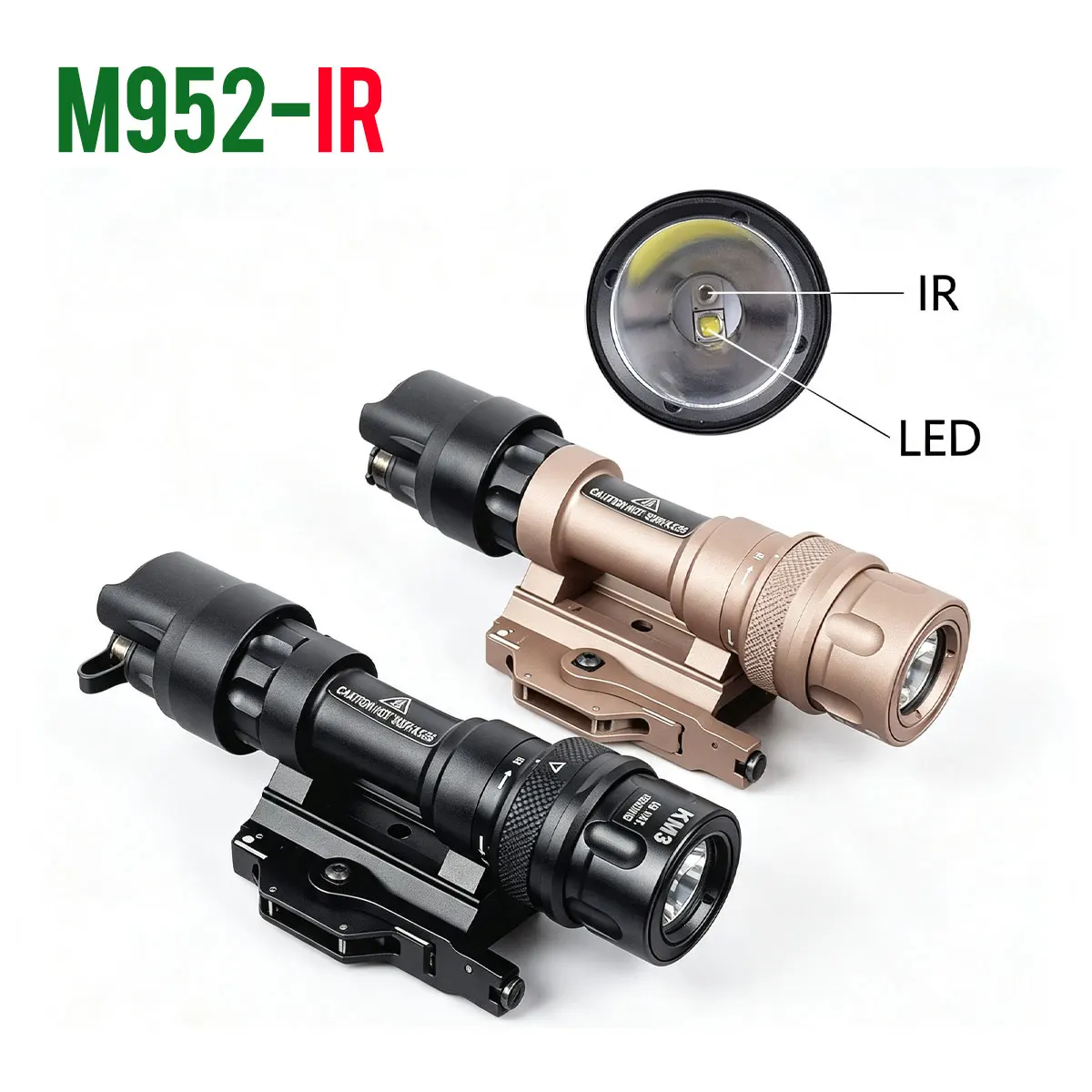 SureFire M952 IR linterna táctica LED infrarroja estroboscópica QD - imagen 4