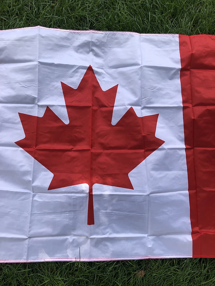 Bandera de Canadá en Poliéster Resistente para Exterior