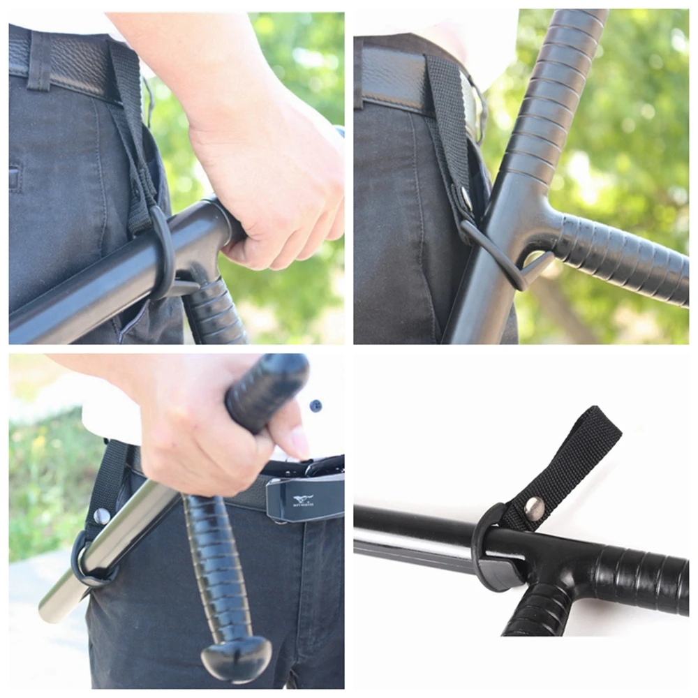Vista de la funda táctica negra